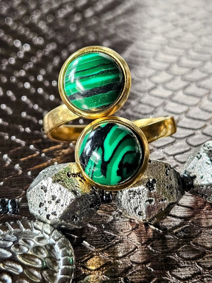 Bague Malachite