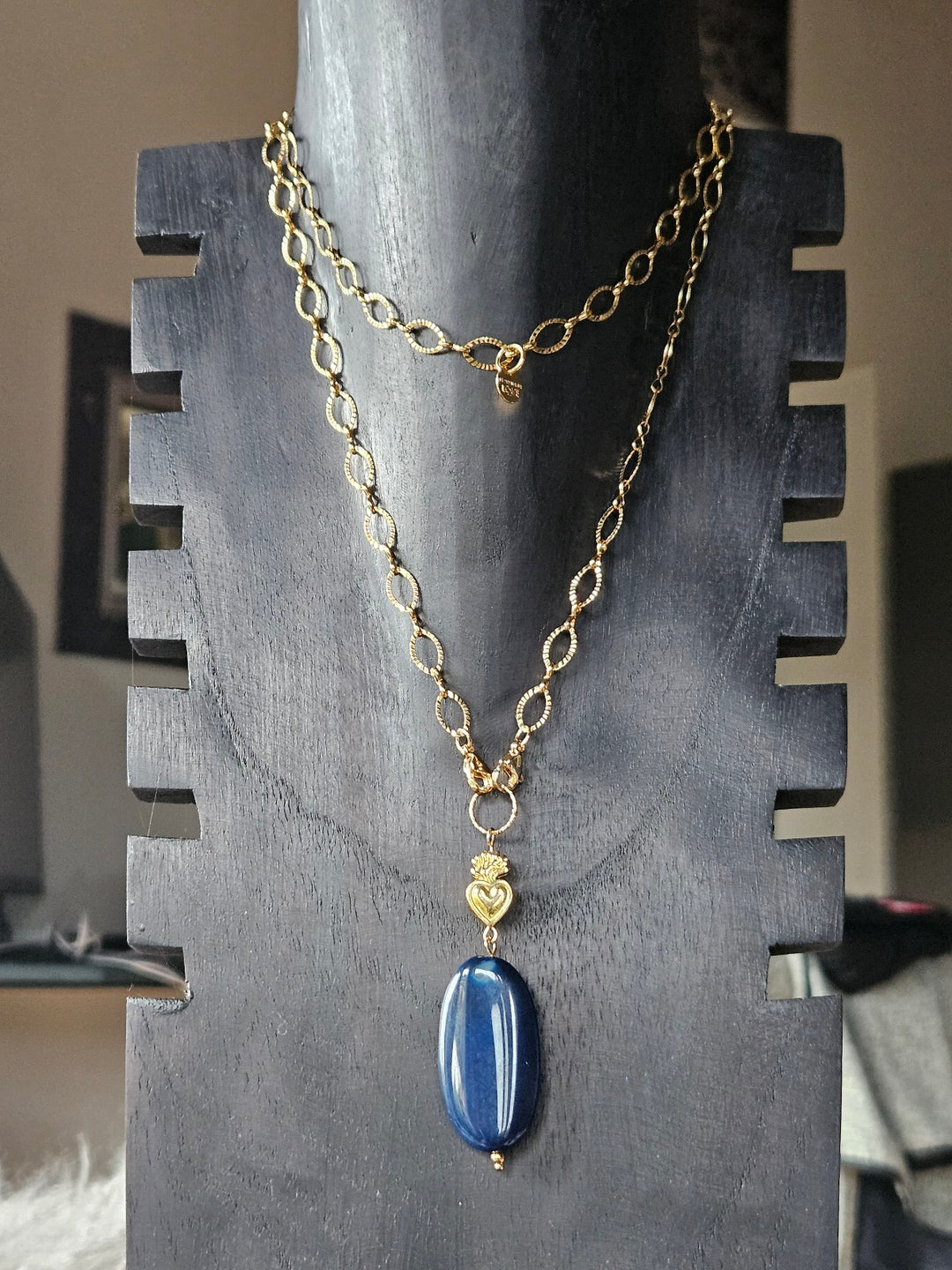 Collier-Sautoir 2 en 1 Coeur de l'océan